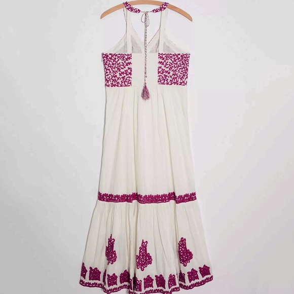 Anthropologie Manuela Embroidered Maxi Dress - Picture 7 of 16